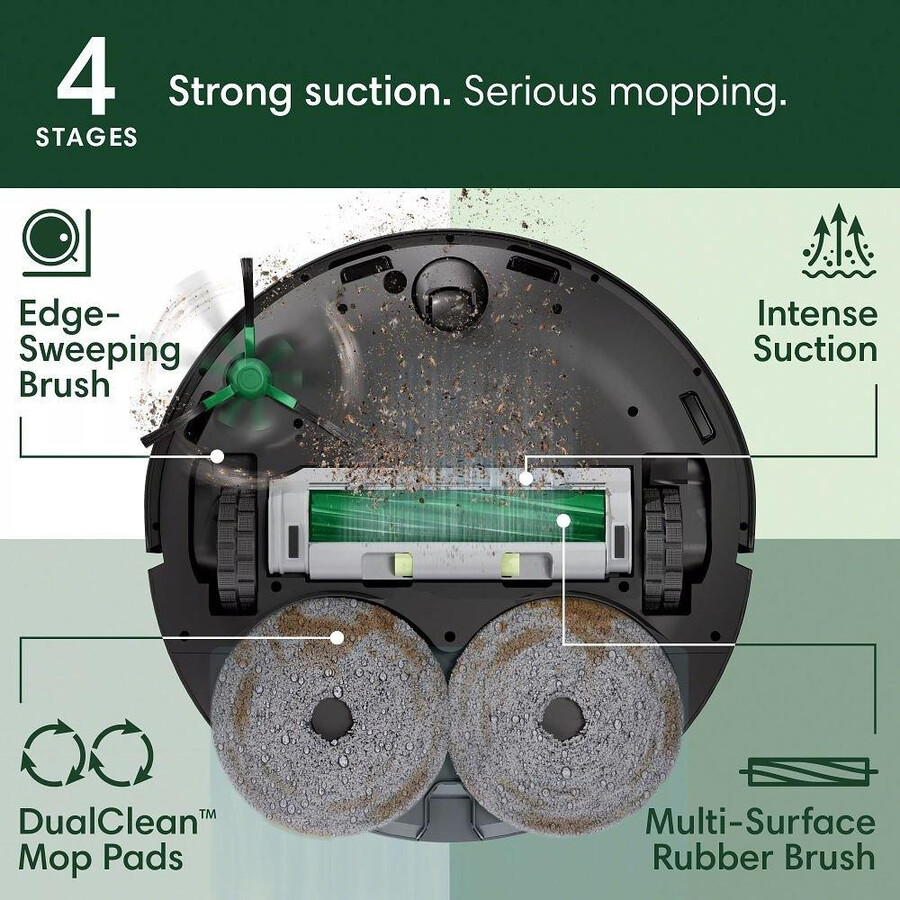 robot roomba plus 405 combo station daccueil autowash