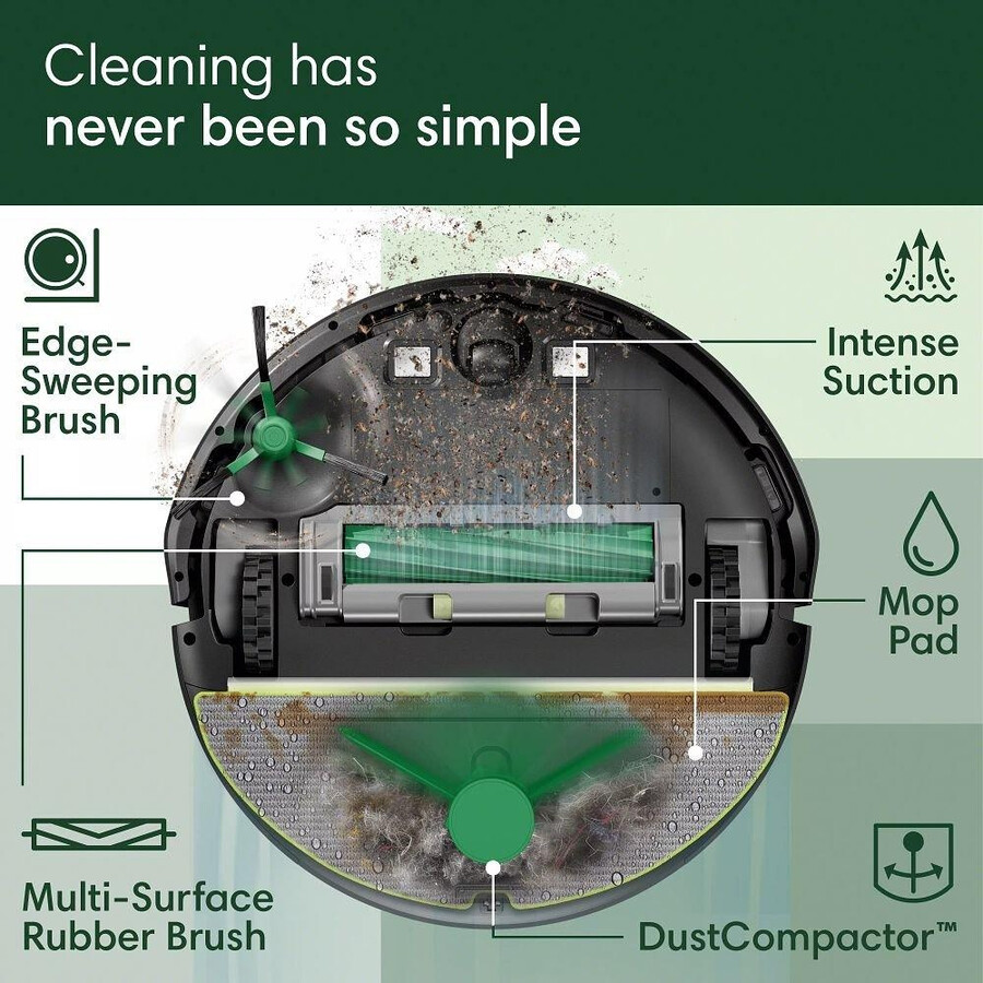 robot combiné roomba 205 dustcompactor