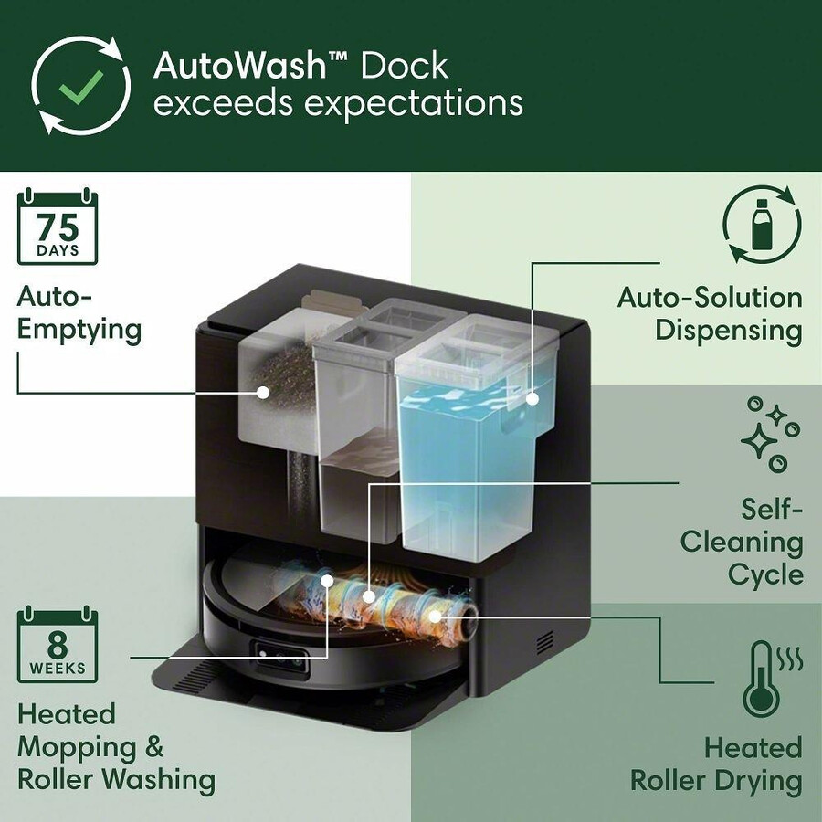 robot roomba max 705 combo station daccueil autowash