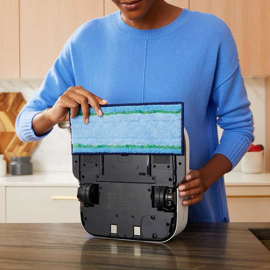 lingettes lavables pour le nettoyage humide et le balayage à sec du robot laveur braava jet m6
