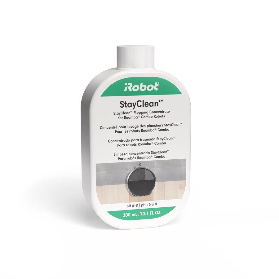 concentré de nettoyage stayclean pour robots roomba séries 400 4000 500 et 700